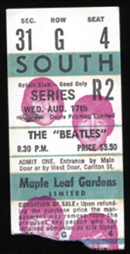August 17, 1966 Ticket