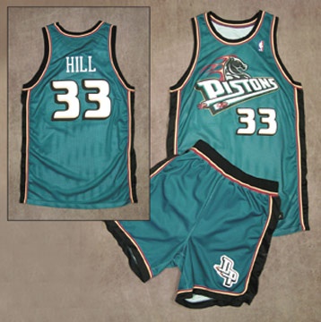 - 1997-98 Grant Hill Worn Uniform