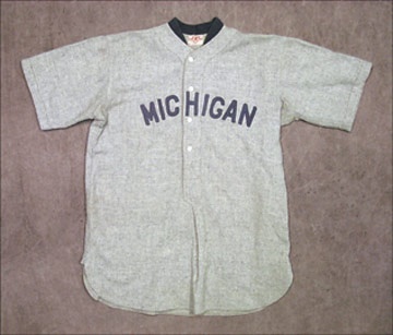 Baseball Jerseys - 1930's University of Michigan Baseball Jersey