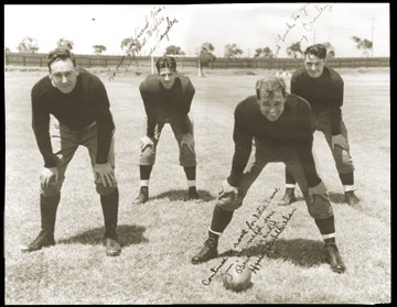 Football - 1920's Four Horsemen of the Apocalypse Signed Photograph (10x13")