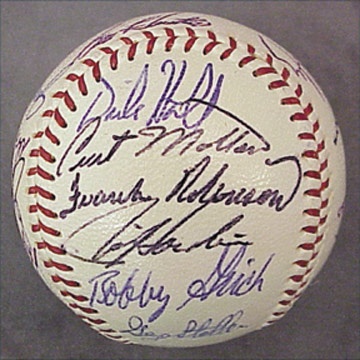 Baltimore Orioles - 1970 Baltimore Orioles Team Signed Baseball