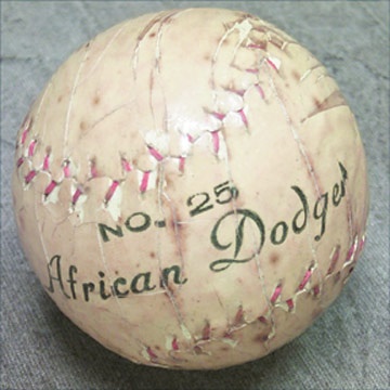Baseball Memorabilia - 1930's African Dodgers Negro League Baseball