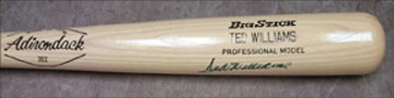- Ted Williams Signed Bat (34")