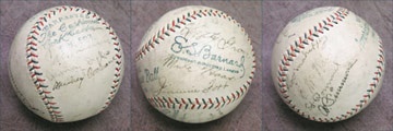 - 1930 Philadelphia Athletics Team Signed Baseball