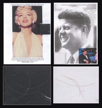 Political - Marilyn Monroe and JFK Locks of Hair