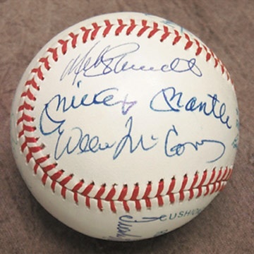 Internet Only - 500 Home Run Club Signed Baseball