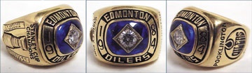 Peter Pocklington Collection - Peter Pocklington's 1984 Edmonton Oilers Stanley Cup Championship Ring
