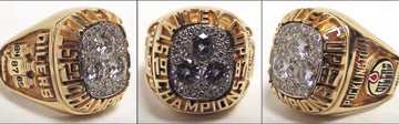 Peter Pocklington's 1987 Edmonton Oilers Stanley Cup Championship Ring