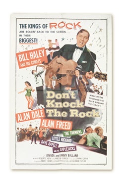 1957 Don't Knock The Rock Film Poster