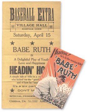 1920's Babe Ruth Movie Collection