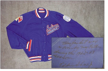 - 1962 Eddie Shore's Springfield Indians Championship Jacket