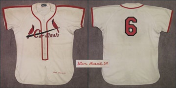 - 1950 Stan Musial Game Worn Jersey