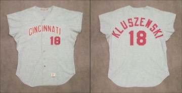 Baseball Jerseys - 1970 Ted Kluszewski Game Worn Coach's Jersey