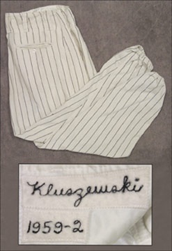 Baseball Jerseys - 1959 Ted Kluszewski Game Worn Pants