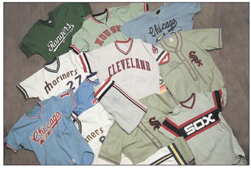 Baseball Jerseys - Assorted Game Worn Jersey Collection