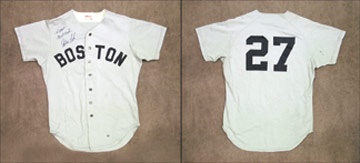 - 1980 Carlton Fisk Game Worn Jersey