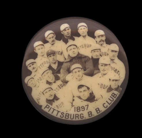 Clemente and Pittsburgh Pirates - 1897 Pittsburgh Pirates Cameo Pepsin Gum Pin