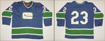 David Taylor Collection - 1974 Vancouver Canucks Game Worn Jersey