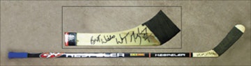 Wayne Gretzky - 1998-99 Wayne Gretzky NYR Game Used Hespeler Graphite Stick