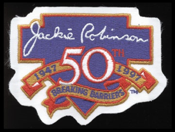 - Lot of 100 Jackie Robinson Anniversary Patches