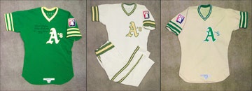 - 1976 Oakland Athletics Jersey Collection