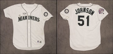 1995 Randy Johnson All Star Game Worn Jersey