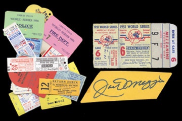 - 1920's-80's Baseball Full Ticket Collection (48)