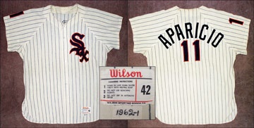 Baseball Jerseys - 1962 Luis Aparicio Game Worn Jersey