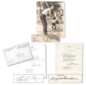 - 1930's Lou Gehrig Signed Photograph (7.5x9.5")