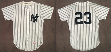 NY Yankees, Giants & Mets - 1984 Don Mattingly Game Worn Jersey