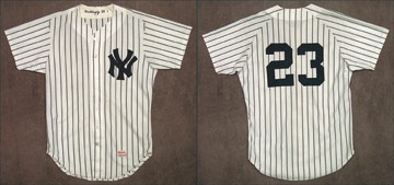 1984 Don Mattingly Game Worn Jersey