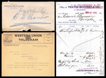 - International League Letter Collection