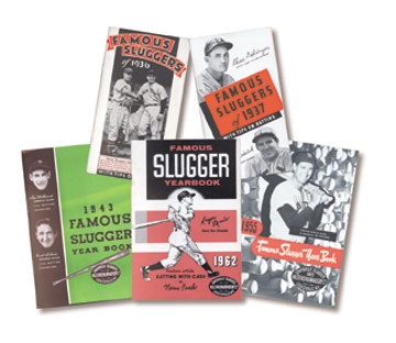 - 1935 to 1978 Complete Run of H&B Famous Sluggers Yearbooks