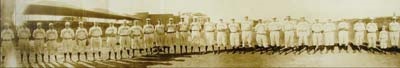 Boston Sports - Circa 1910 Boston Red Sox Team Panoramic Photograph (17x54" framed)