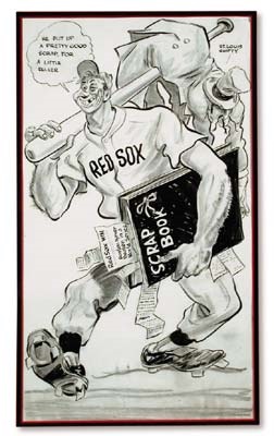 Boston Sports - 1946 Boston Red Sox Original Art by Mullin