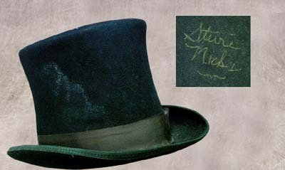 Clothing - Stevie Nicks Stage Worn & Signed Top Hat