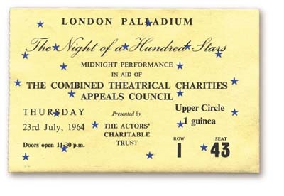 The Beatles - July 23, 1964 Ticket