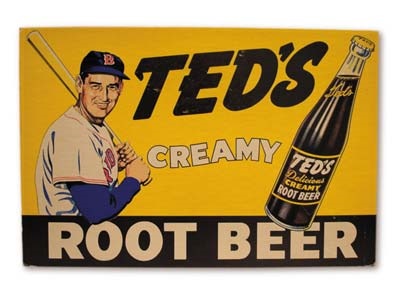 1950's Ted's Root Beer Advertising Sign (10x15")