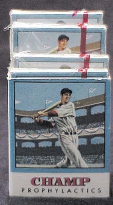 - 1950's Ted Williams Prophylactics