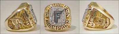 Jewelry and Pins - 1997 Florida Marlins World Championship Ring