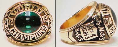 Jewelry and Pins - 1973 Dick Williams World Championship Ring