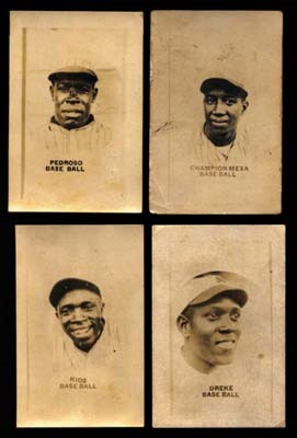 Cuban Baseball - 1924 Aguilitas Lot of (7) Semi-Stars