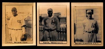 1923-24 Lot of (10) Billiken Cuban Cards