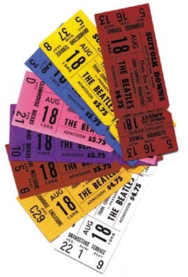 The Beatles - August 18, 1966 Tickets (8)