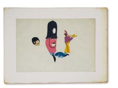 The Beatles Yellow Submarine Animation Cel