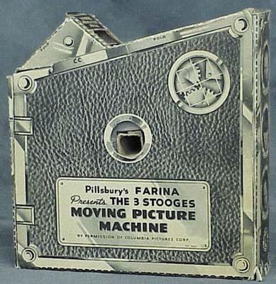 TV - 1930's Three Stooges Moving Picture Machine