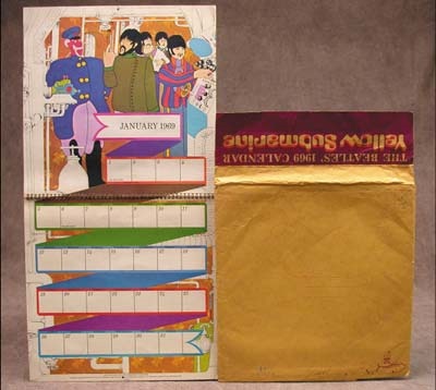 The Beatles Yellow Submarine Calendar (12x12")