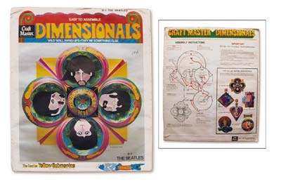 The Beatles Yellow Submarine Dimensionals (15x18")