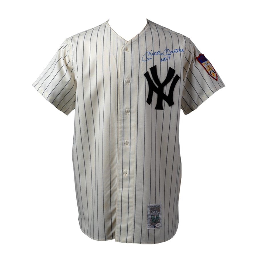 - Mickey Mantle Signed New York Yankee Jersey