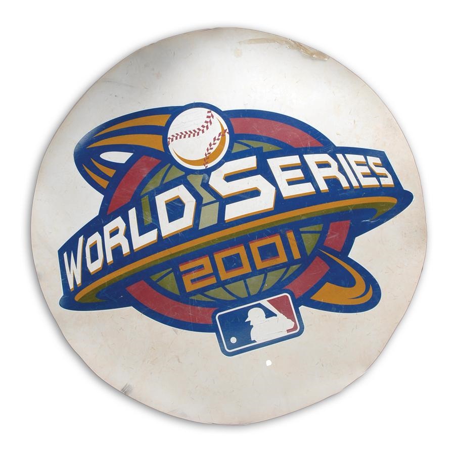 NY Yankees, Giants & Mets - 2001 World Series Game Used on Deck Circle